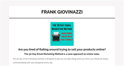 Desktop Screenshot of frankgiovinazzi.com